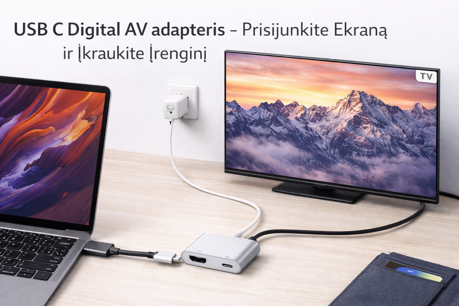 USB C Digital AV adapteris - Image 2