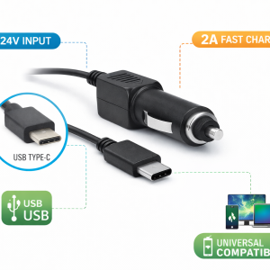Automobilinis įkroviklis USB type C - Image 2