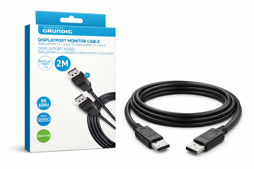 Displayport monitoriaus kabelis