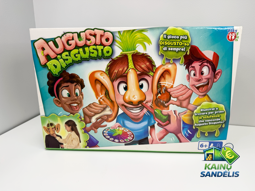 “Augusto Disgusto“ – smagus ir šiek tiek šlykštus šeimos žaidimas!